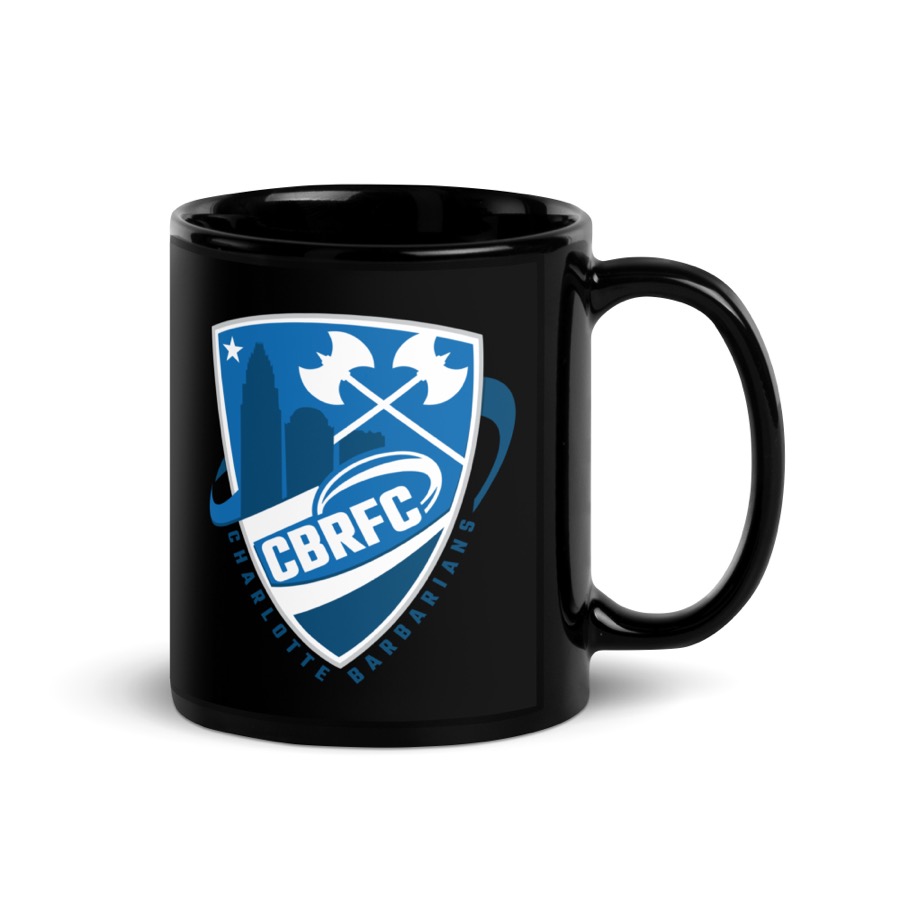Barbarians Black Glossy Mug